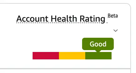 amazon account health rating